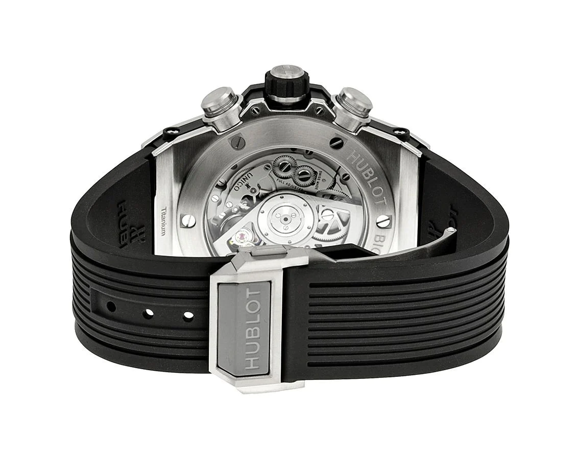 HUBLOT ウブロ ビッグ・バン ウニコ チタニウム クロノグラフ メンズ 411.NM.1170.RX