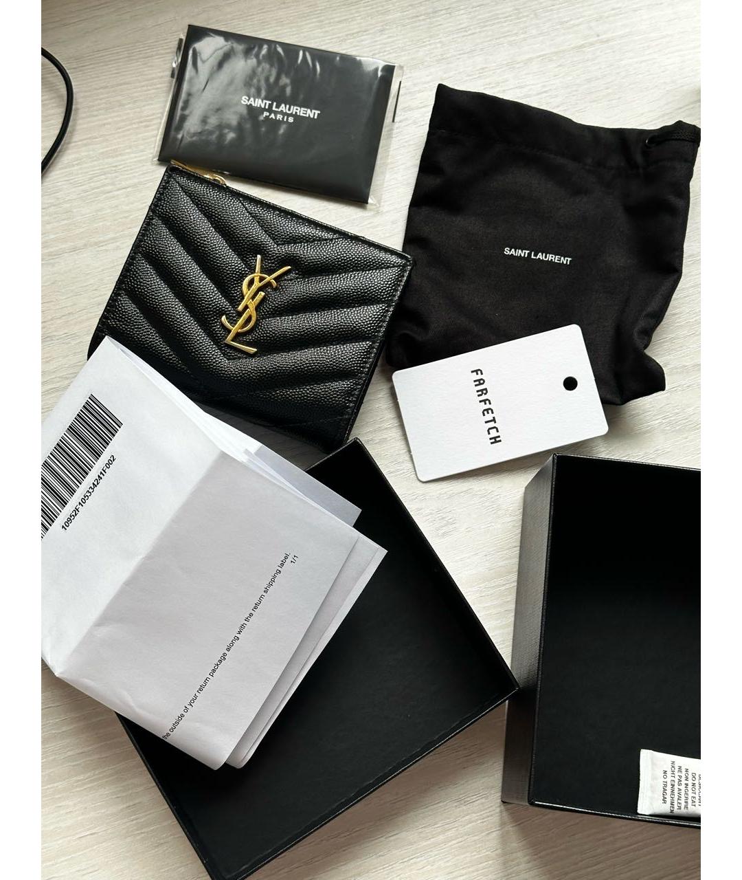 SAINT LAURENT/サンローラン モノグラム キルティング 折り財布