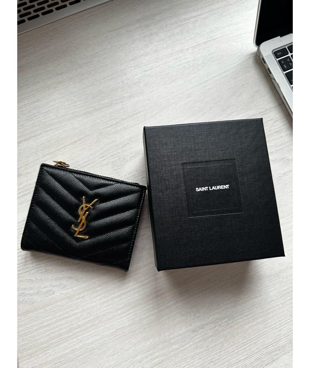 SAINT LAURENT/サンローラン モノグラム キルティング 折り財布