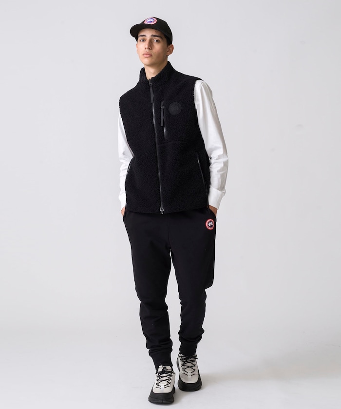 Kinross Reversible Fleece Vest Black Label Fusion Fit