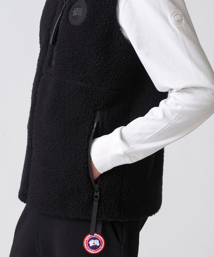 Kinross Reversible Fleece Vest Black Label Fusion Fit