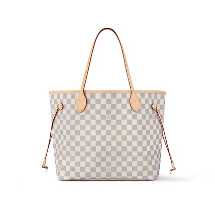 【ダミエ☆ホワイト】Louis Vuitton★ネヴァーフルMMバッグ