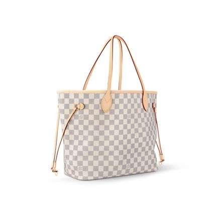 【ダミエ☆ホワイト】Louis Vuitton★ネヴァーフルMMバッグ