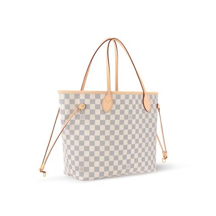 【ダミエ☆ホワイト】Louis Vuitton★ネヴァーフルMMバッグ