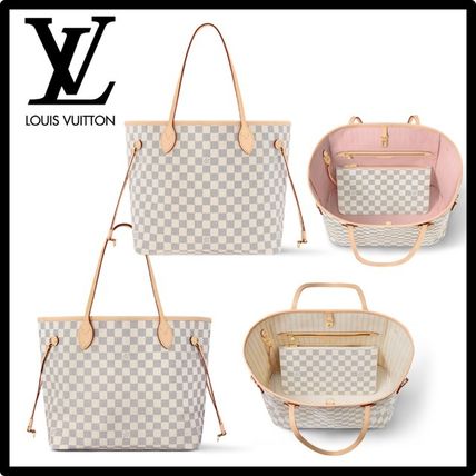【ダミエ☆ホワイト】Louis Vuitton★ネヴァーフルMMバッグ