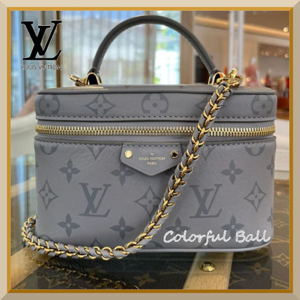 【送料無料！】Louis Vuitton ⭐blue⭐ヴァニティ チェーンポーチ バッグ