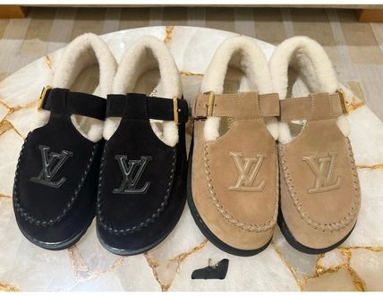 【デイリー使いしたくなる♪2色】Louvis Vitton【ルイヴィトン】 スキーシリーズのふわふわ冬の日メリージェーン