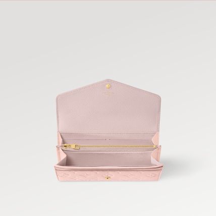 Louis Vuitton ルイヴィトン 長財布 ポルトフォイユ・サラ ピンク ブラック