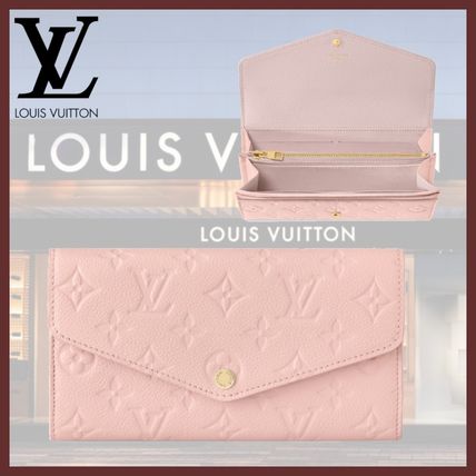 Louis Vuitton ルイヴィトン 長財布 ポルトフォイユ・サラ ピンク ブラック