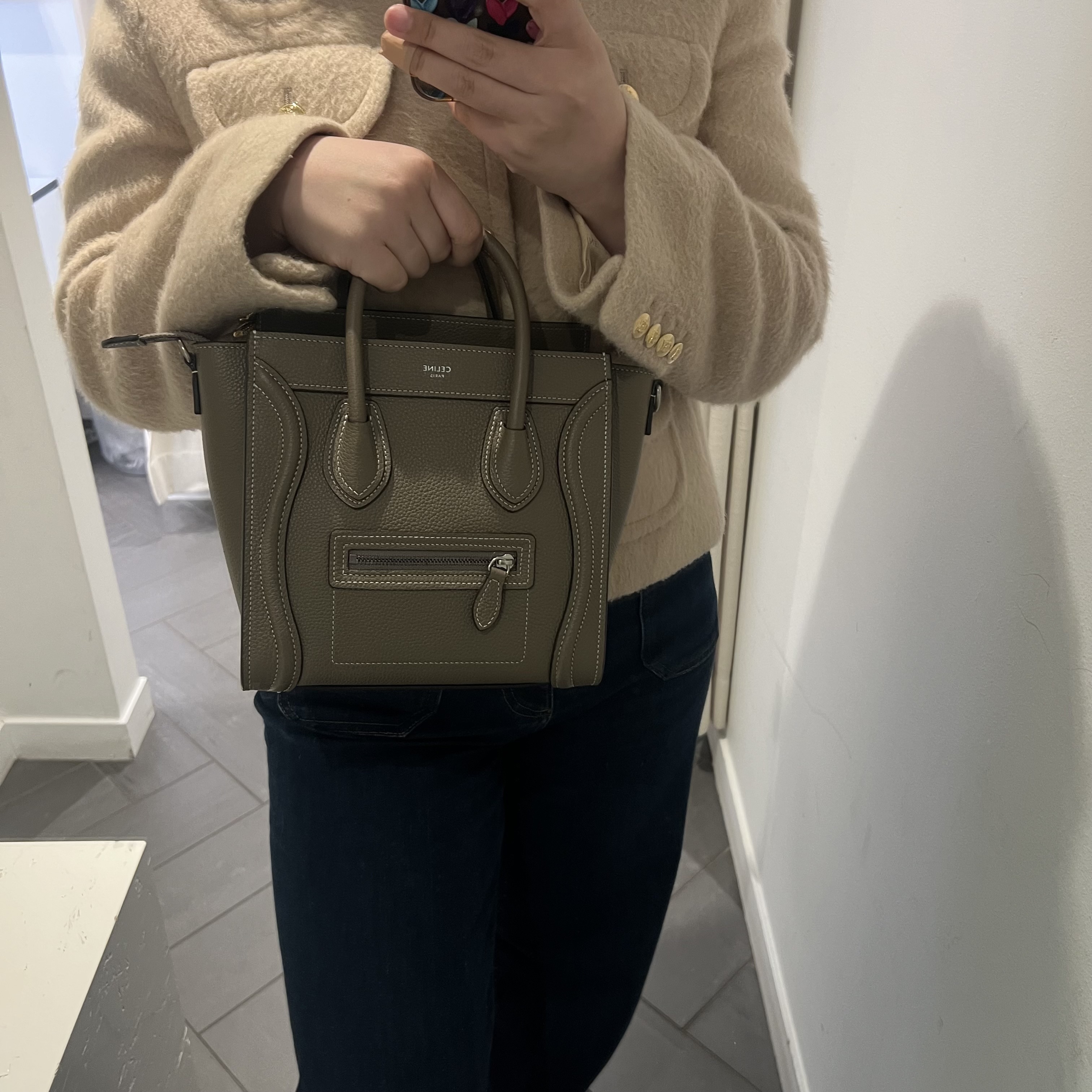 【CELINE】特別セール！ラゲージ ナノ ドラムカーフ 多色展開