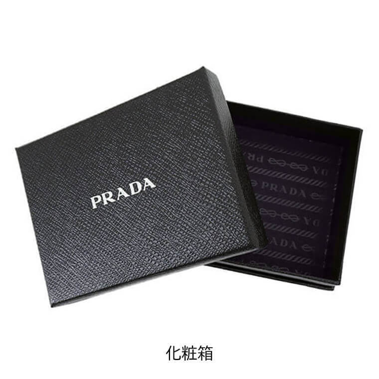【新作】プラダ PRADA メンズ 2つ折り財布 TESSUTO SAFFIAN