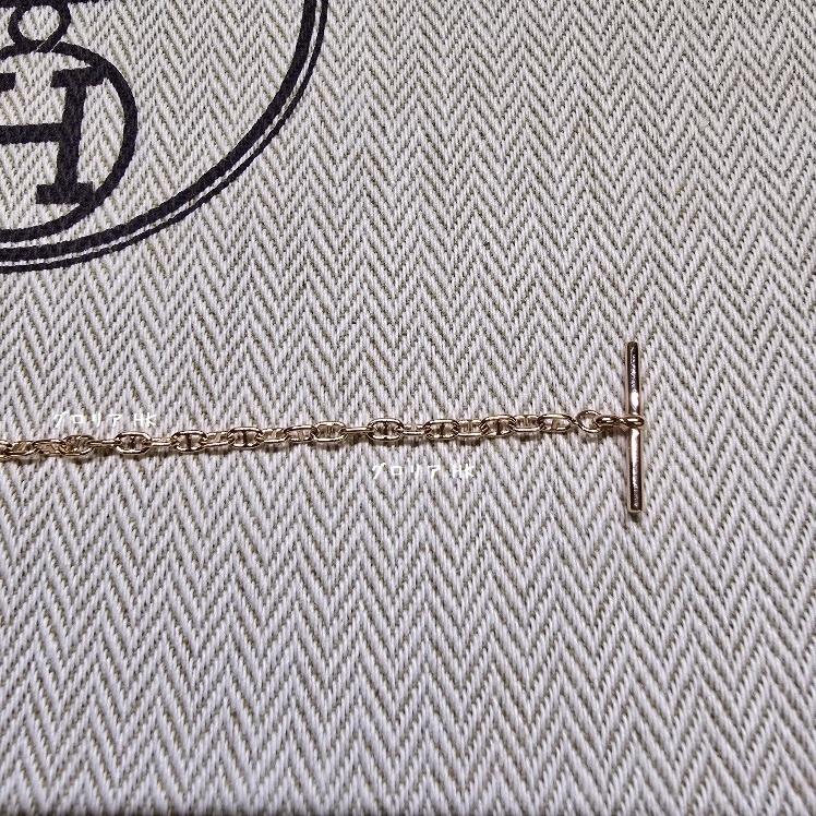 【HERMES】ブレスレット 《ファランドール》 TPM ローズゴールド