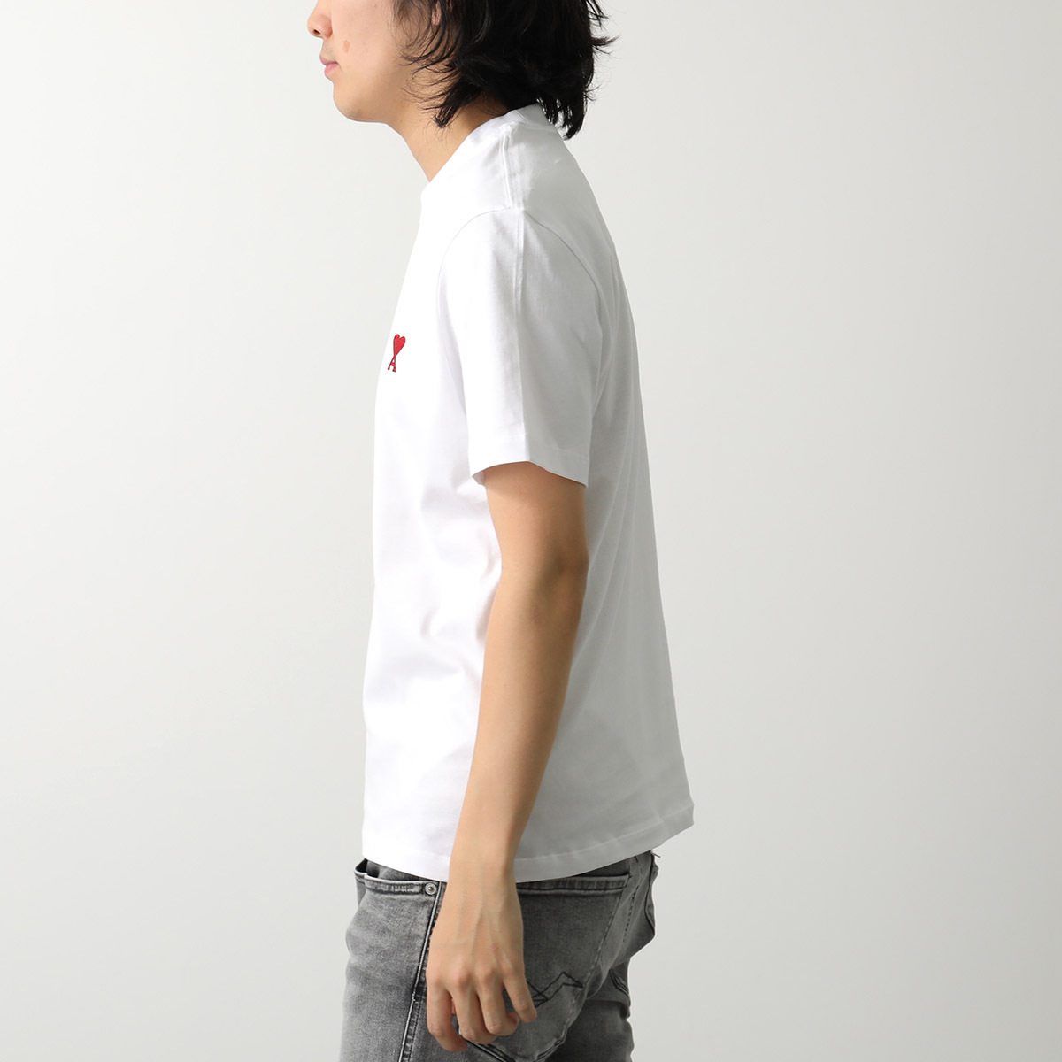 AMI PARIS（アミ パリス） Tシャツ BFUTS035.724 ハートロゴ