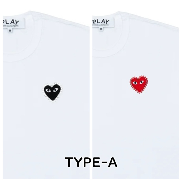 COMME des GARCONS ラインストーン ロゴ Tシャツ