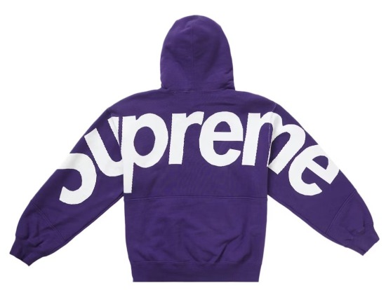 Supreme Big Logo Jacquard Hooded Sweatshirt
