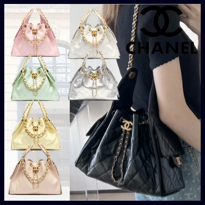 《HOBO》CHANEL 25S新作 スモールハンドバッグ ブラック