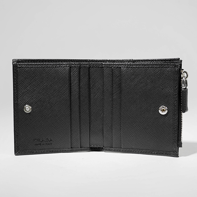 【新作】プラダ PRADA メンズ 2つ折り財布 TESSUTO SAFFIAN