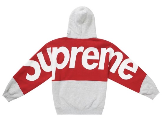 Supreme Big Logo Jacquard Hooded Sweatshirt