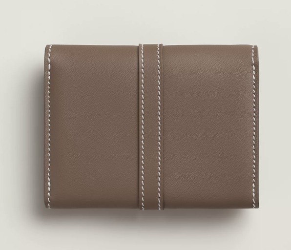 Hermes☆Glenan Compact ウォレット_Etoupe_パリ発