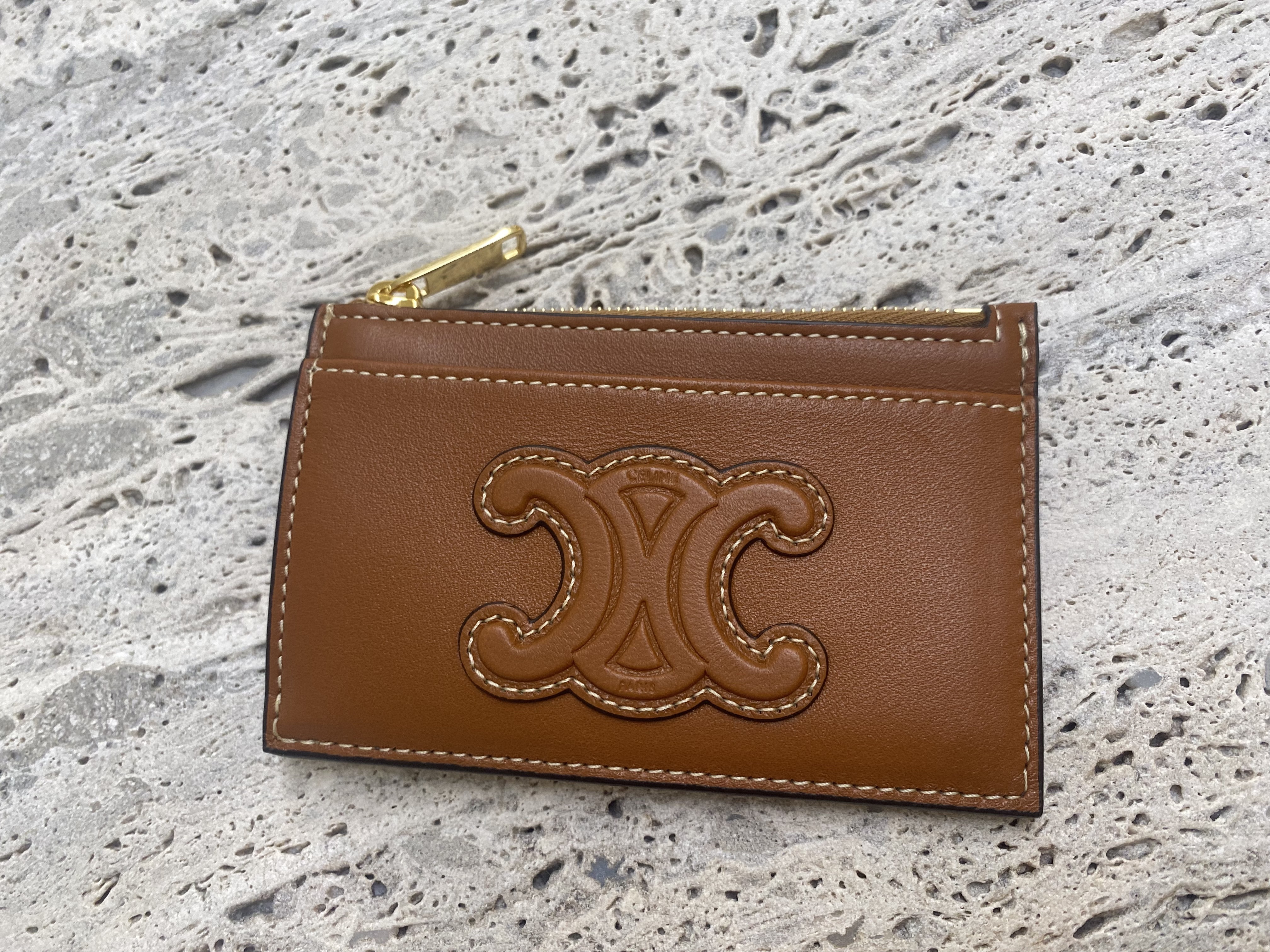 CELINE【入手困難】CUIR TRIOMPHE★コイン & カードポーチ★全色