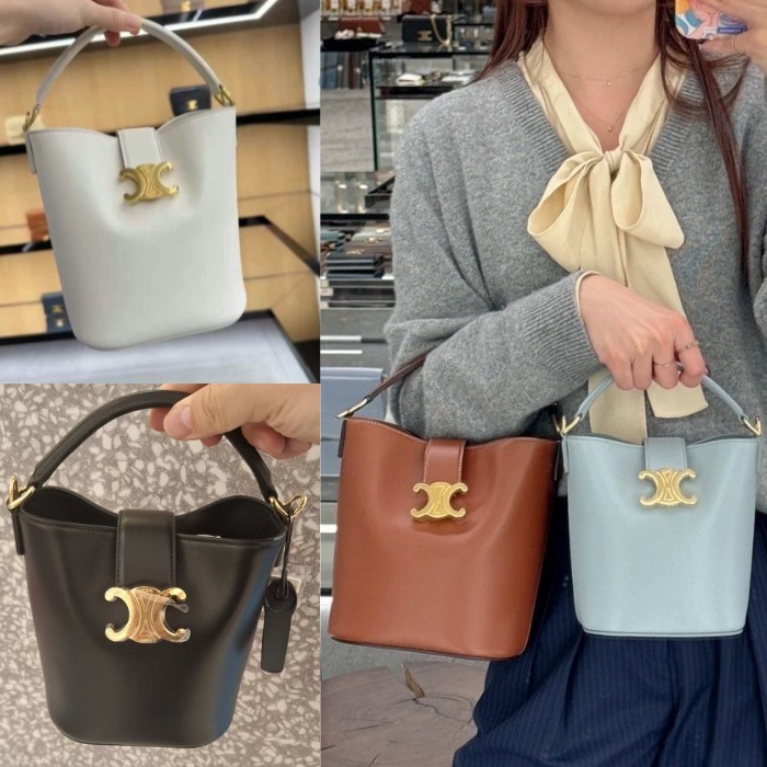 ★Celine★ミニ バケット ルイーズ/ スムースカーフスキン