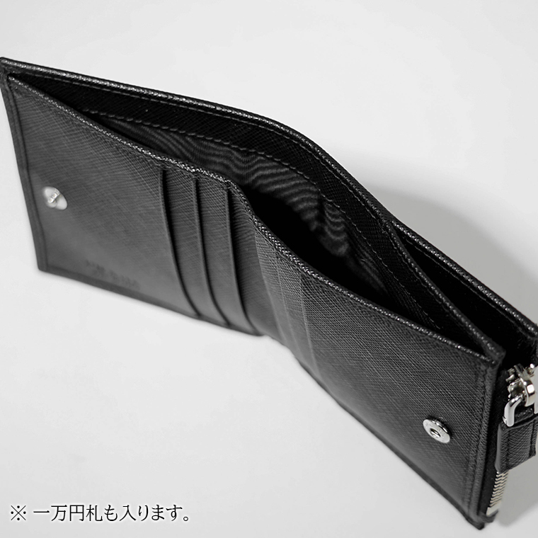 【新作】プラダ PRADA メンズ 2つ折り財布 TESSUTO SAFFIAN
