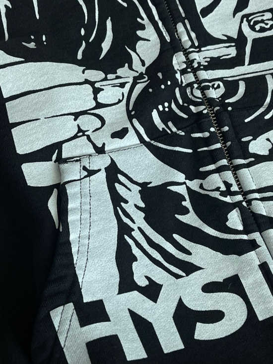 Supreme®/HYSTERIC GLAMOUR Thermal Lined Zip Up Hooded Sweatshirt