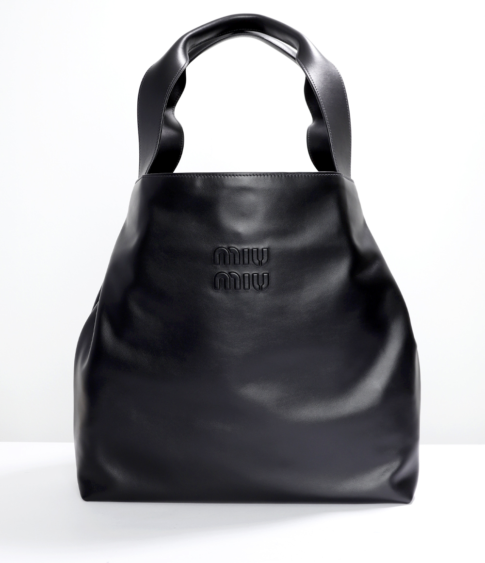 ミュウミュウ/MIUMIU♦ 完売必至 レザー ホーボーバッグ