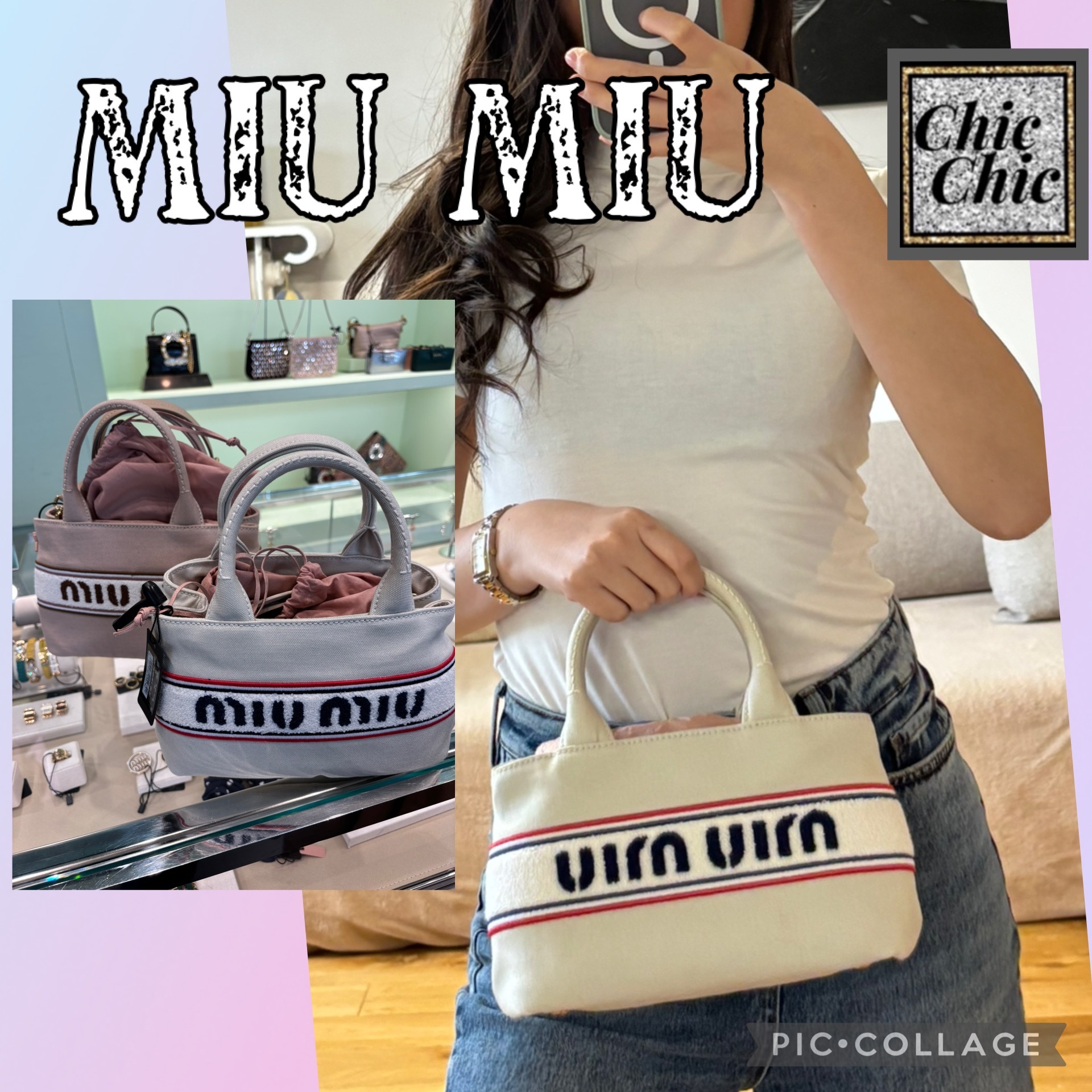 SALE!【MIU MIU】5BA253 トートバッグ