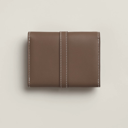 Hermes☆Glenan Compact ウォレット_Etoupe_パリ発