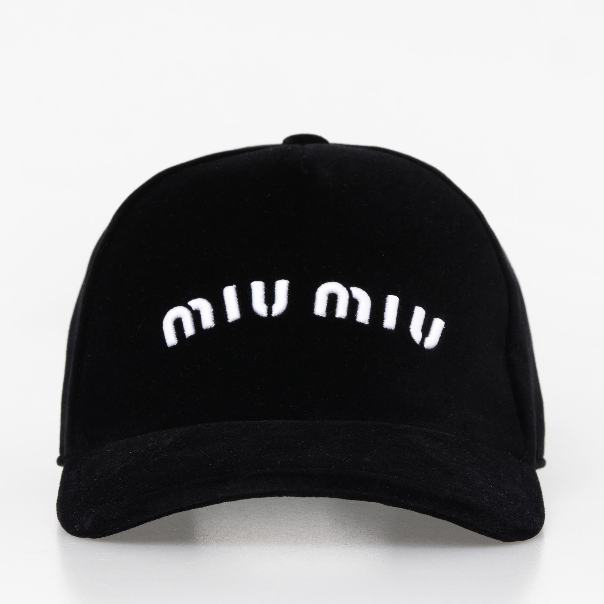 MIU MIU レディース キャップ VELVET BASEBALL CAP