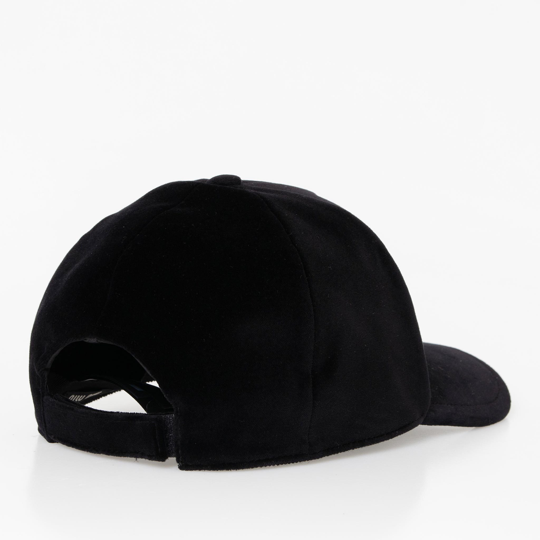 MIU MIU レディース キャップ VELVET BASEBALL CAP