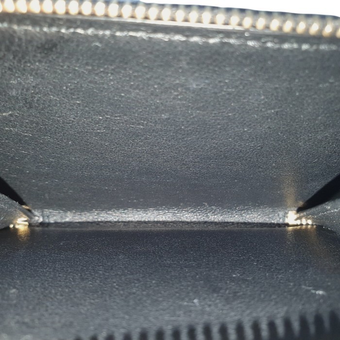 SAINT LAURENT/サンローラン モノグラム ロゴ ラウンドジップ二つ折り財布