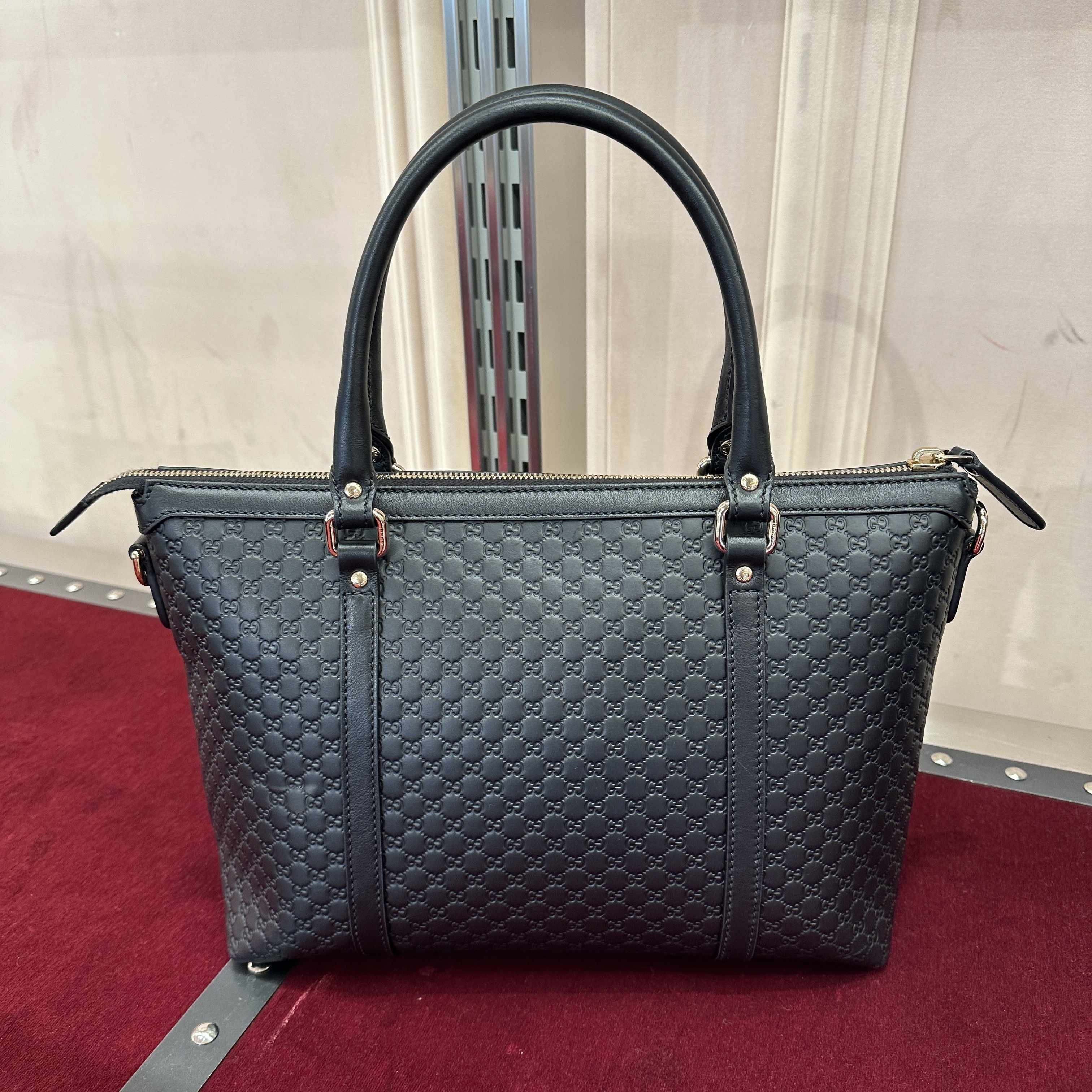 【VIPセール】GUCCI(グッチ) マイクログッチシマ ２WAYバッグ 449656