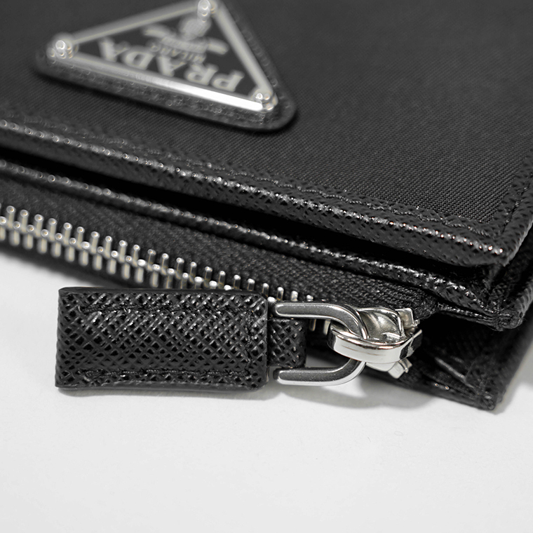 【新作】プラダ PRADA メンズ 2つ折り財布 TESSUTO SAFFIAN