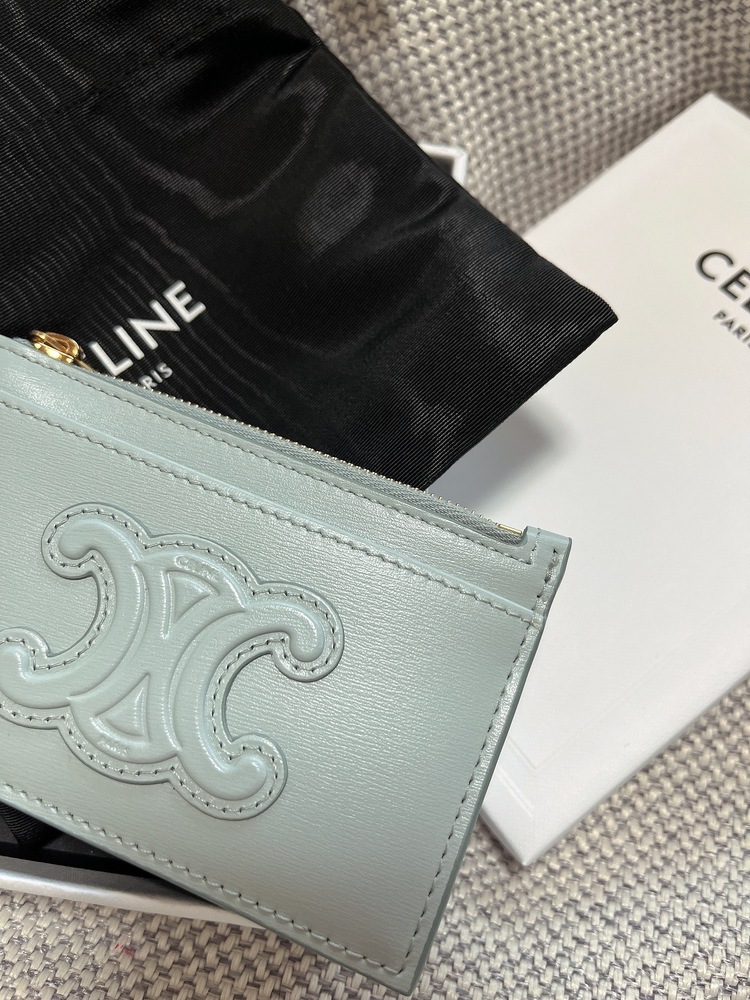 CELINE【入手困難】CUIR TRIOMPHE★コイン & カードポーチ★全色