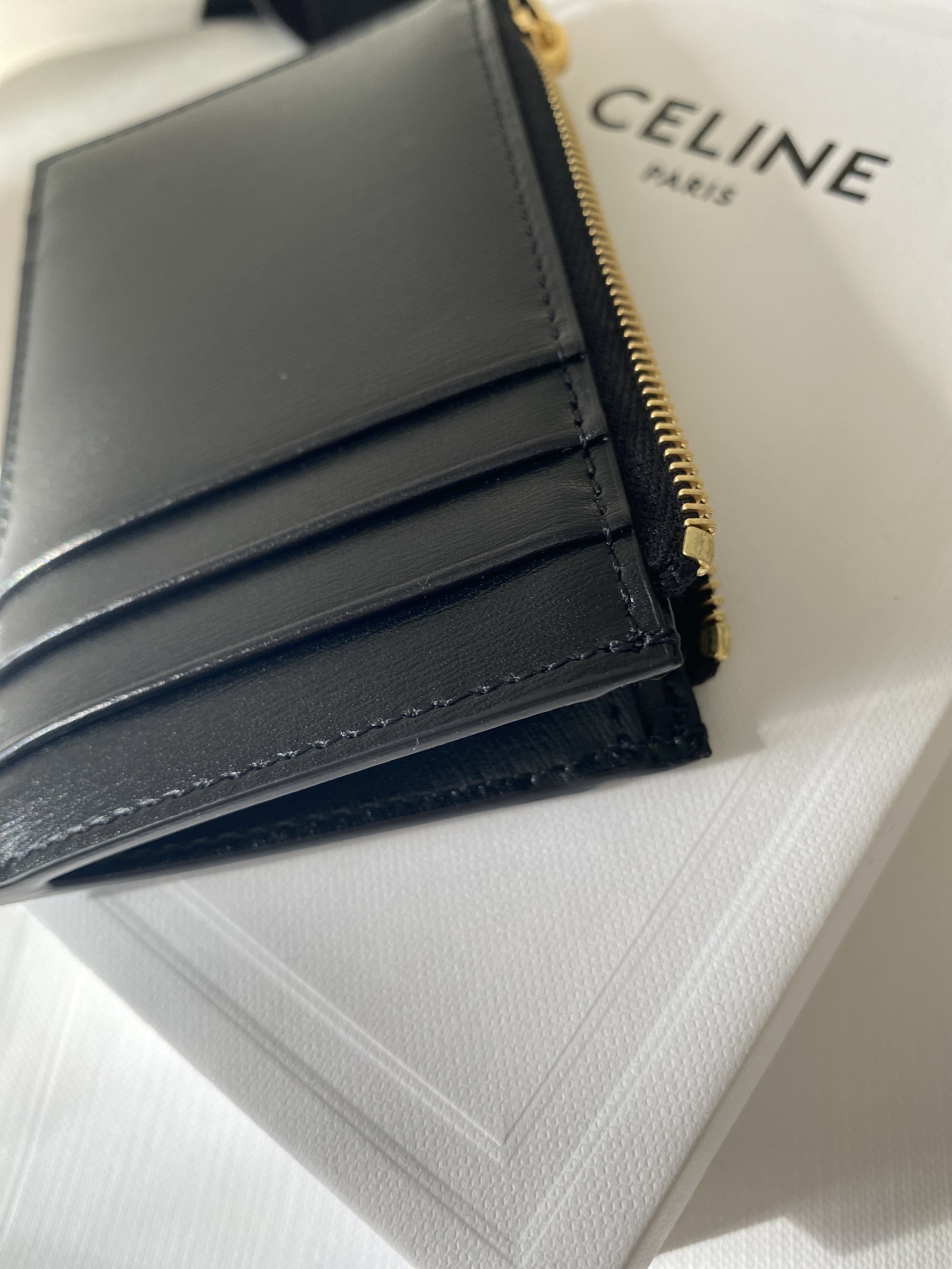 CELINE【入手困難】CUIR TRIOMPHE★コイン & カードポーチ★全色