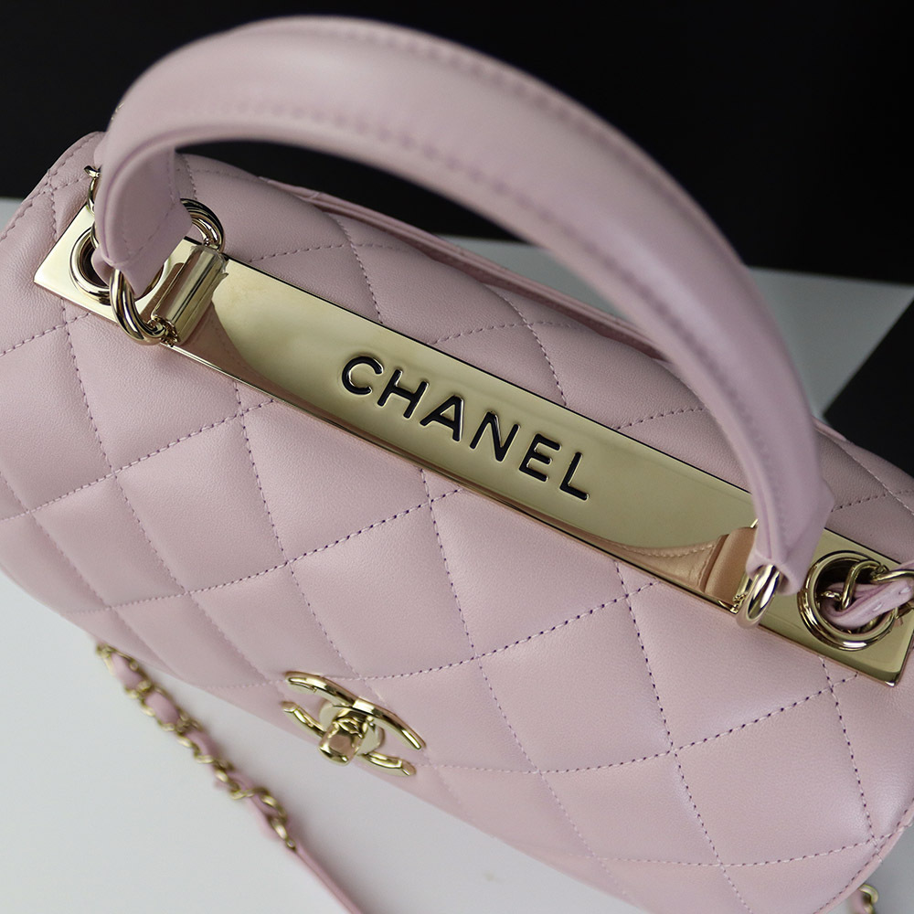 人気★CHANEL トップハンドル フラップ バッグTRENDY CC★A92236