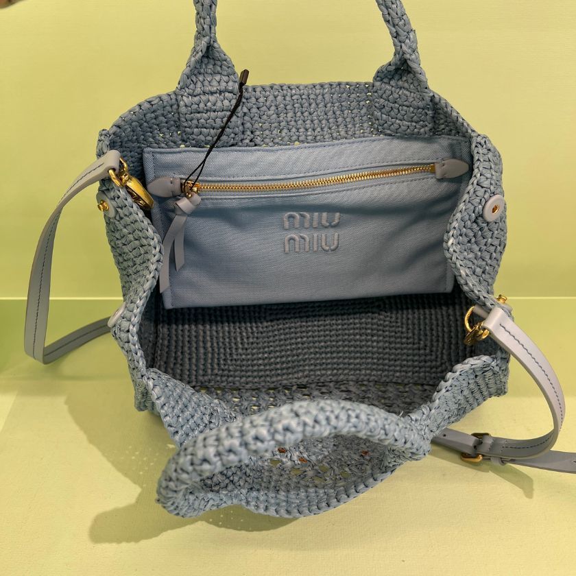 6万取引突破★UPS速達便利用！【MIUMIU】5BA219 2DO1_かごバッグ