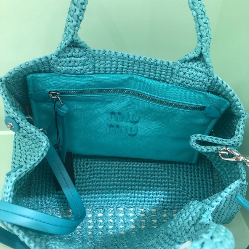 6万取引突破★UPS速達便利用！【MIUMIU】5BA219 2DO1_かごバッグ