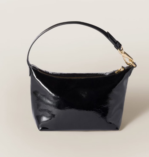 【2WAY】ミュウミュウ ポーチ ショルダーバッグ パテントレザー