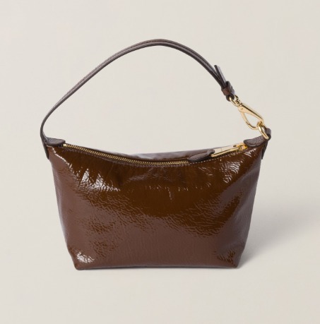 【2WAY】ミュウミュウ ポーチ ショルダーバッグ パテントレザー