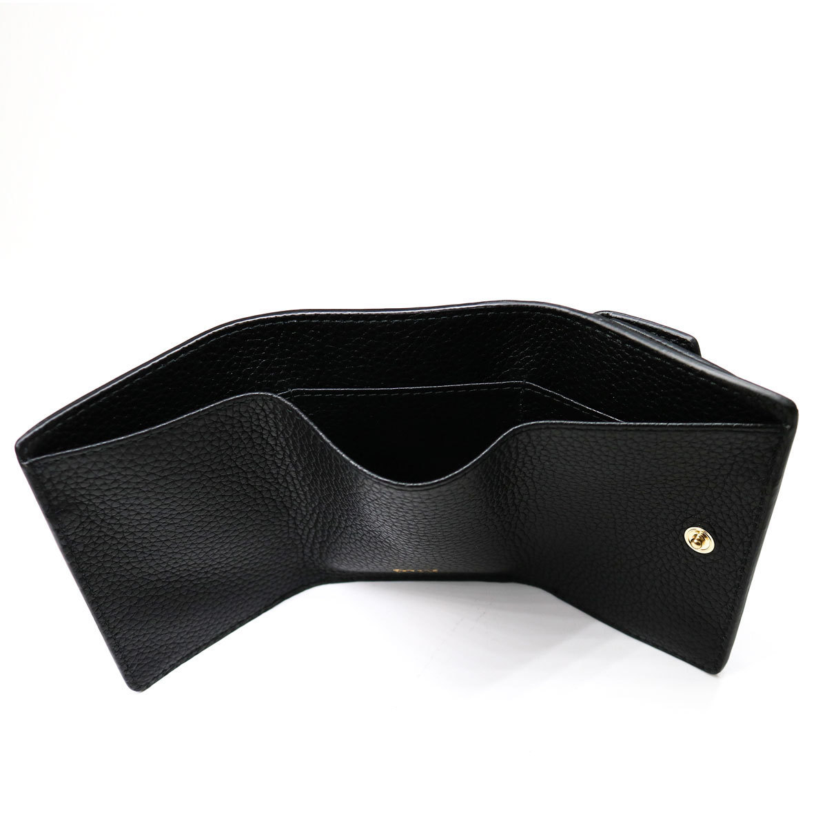 2025 SS（春夏）MIU MIU ヴィッテロダイノレザー 三つ折り財布 5MH021