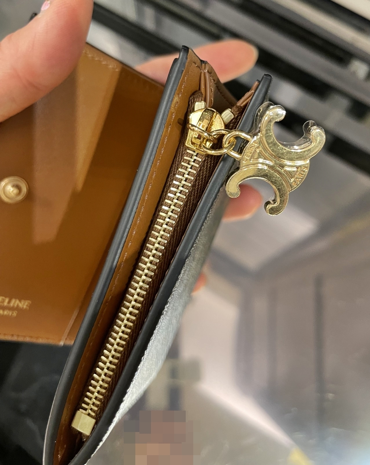 CELINE★コンパクトウォレット トリオンフチャーム♪★関税込み