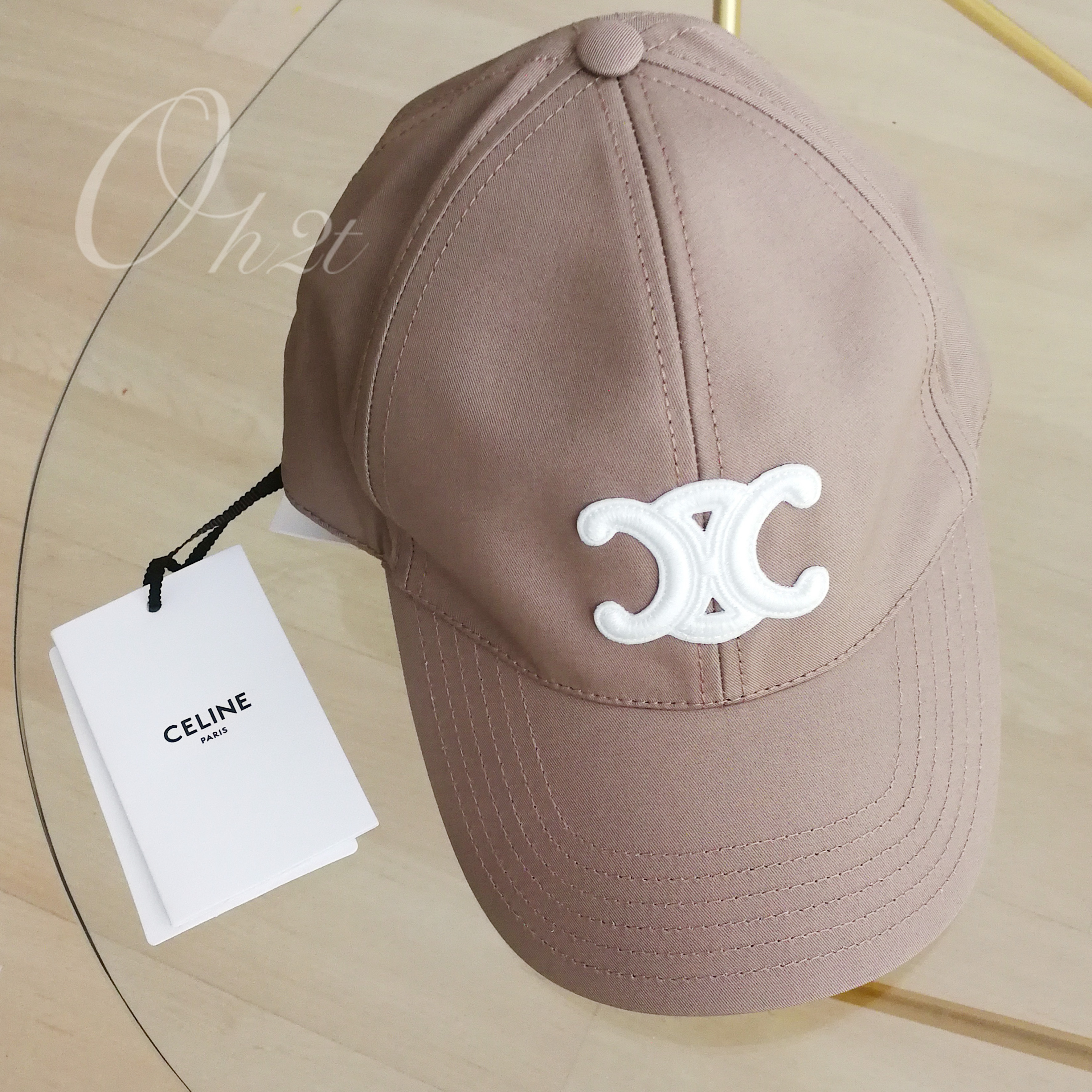 CELINE トリオンフ ベースボールキャップ /コットン
