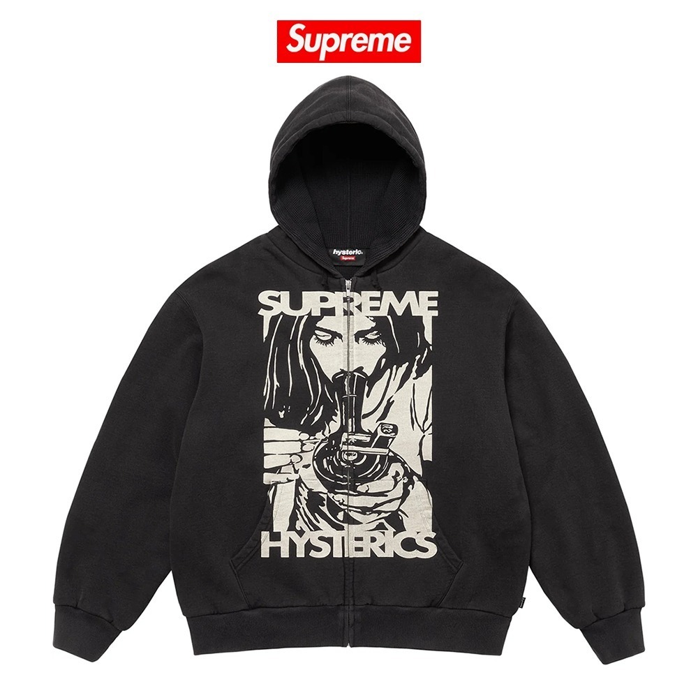 Supreme®/HYSTERIC GLAMOUR Thermal Lined Zip Up Hooded Sweatshirt