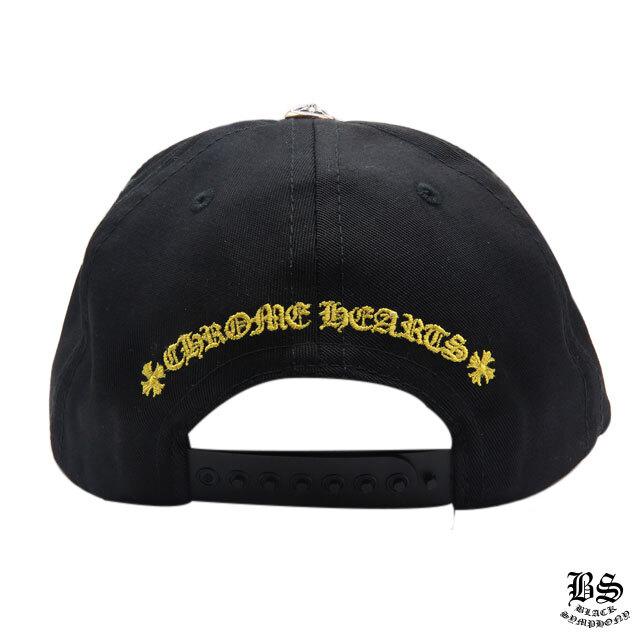 クロムハーツ ベースボールキャップ 5パネル CH ブラック（帽子）