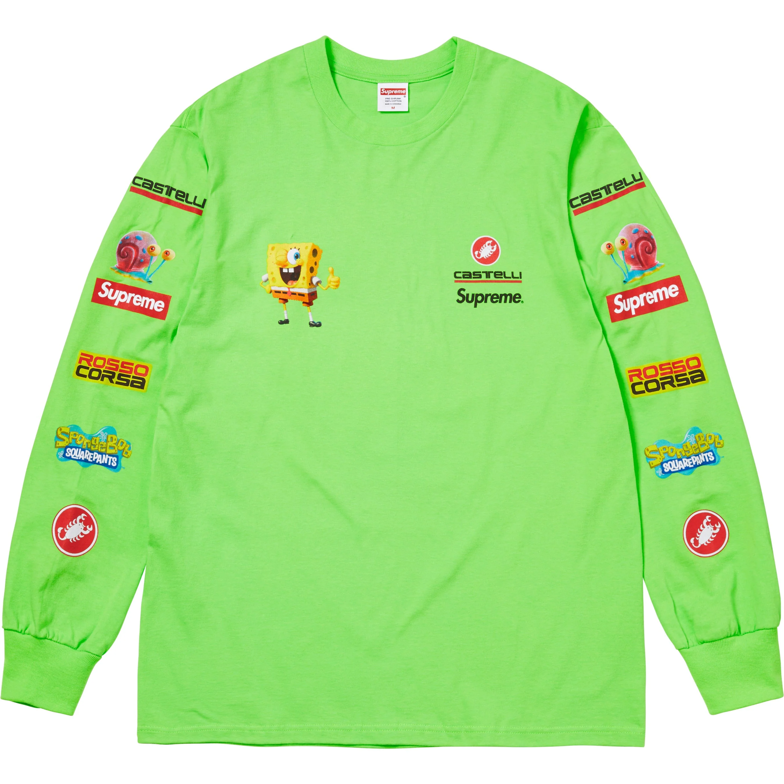 Supreme®/SpongeBob SquarePants/Castelli® Racing L/S Tee