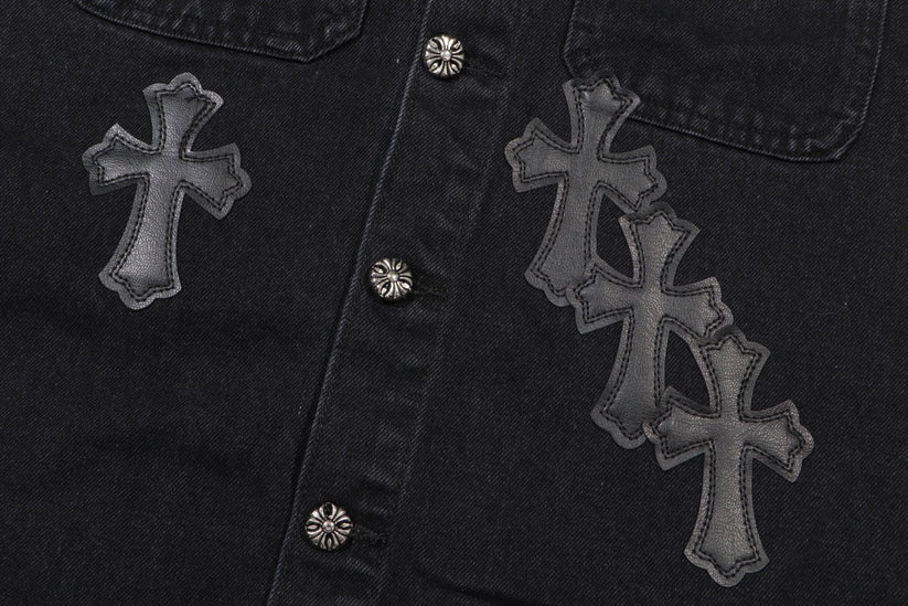 【Chrome Hearts】クロムハーツ 新作デニムジャケット Tシャツ