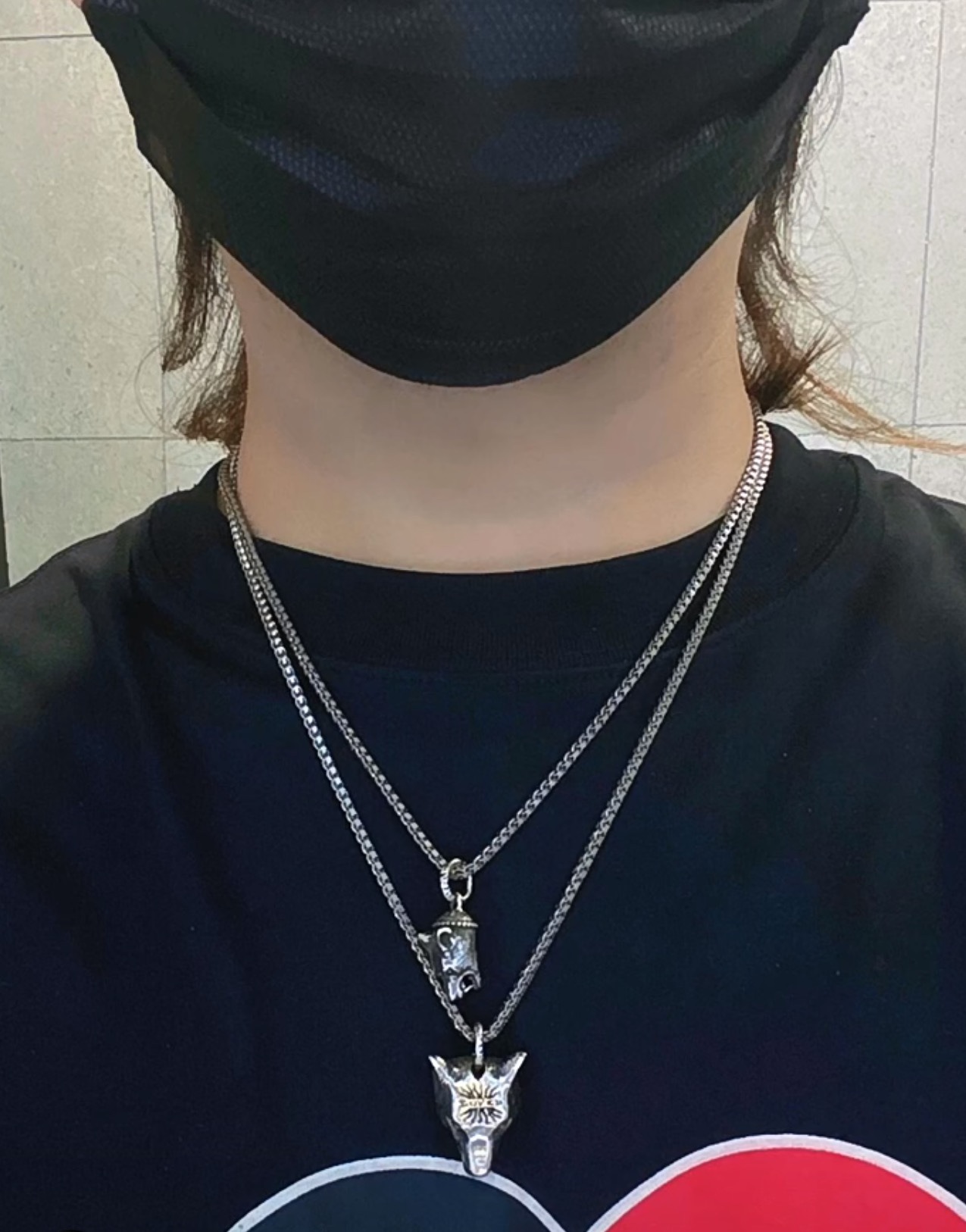 【国内発送/直営店】グッチ GUCCI ネックレス ペンダント アンガーフォレスト ウルフヘッド